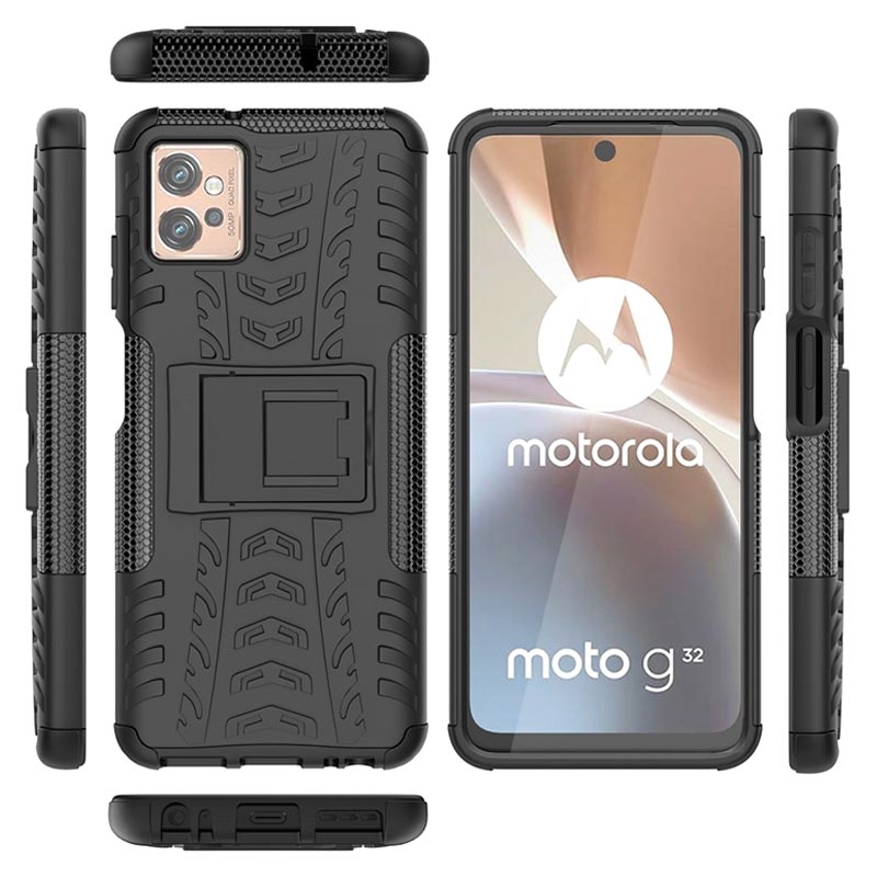 thumbnail image 2 of Pixfab Slim Clear Silicone Case For Motorola Moto G32 + Screen Protector – Anti-Scratch, Shockproof 2 of 3