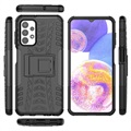 Anti-Slip Samsung Galaxy A23 Hybrid Case with Stand - Black