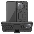 Anti-Slip Xiaomi Mi 11 Pro Hybrid Case with Stand - Black