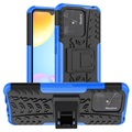 Anti-Slip Xiaomi Redmi 10C Hybrid Case with Stand - Blue / Black