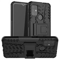 Anti-Slip Motorola Moto G30 Hybrid Case with Stand - Black