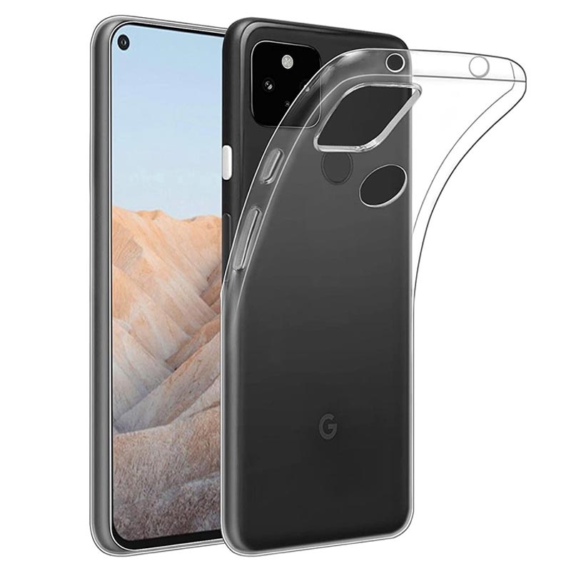 AntiSlip Google Pixel 5a 5G TPU Case Transparent