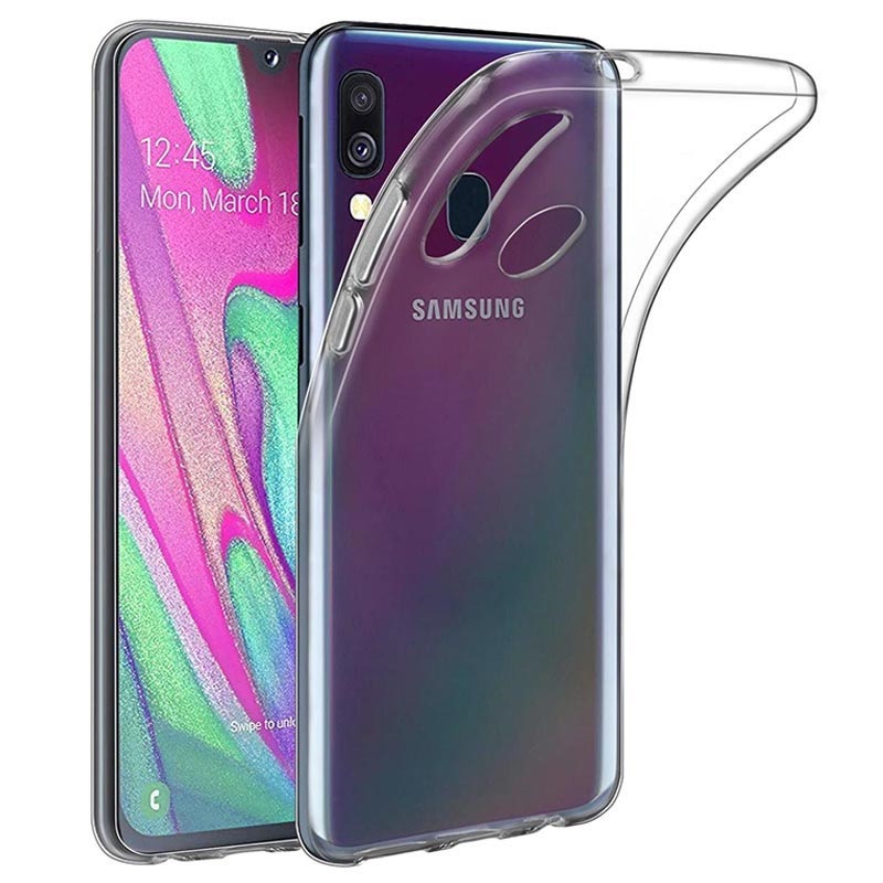 A50 A70 Transparent Cas Gel Clear Case Coque TPU Silicone Samsung Galaxy A40