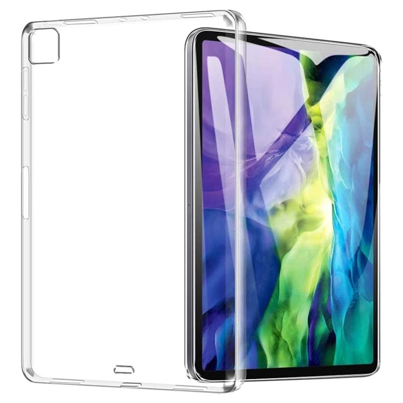 Coque iPad Pro 11 (2021) (2020) Silicone Transparent Porte-Stylet