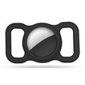 Apple AirTag Tech-Protect Smooth Silicone Case for Pet Collar - Black