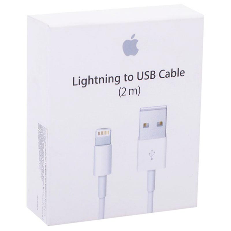 Apple 6.6' USB Type A-to-Lightning Charging Cable White MD819ZM/A - Best Buy