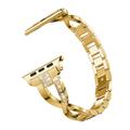 Apple Watch (42/44/SE/45/46/49mm) Diamond Steel Women Watch Strap