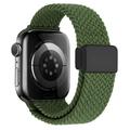 Apple Watch Braided Nylon Magnetic Strap - 49mm/46mm/45mm/44mm - Green
