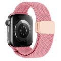 Apple Watch Braided Nylon Magnetic Strap - 49mm/46mm/45mm/44mm - Pink
