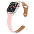 Apple Watch 7/SE/6/5/4/3/2/1 Premium Leather Strap - 41mm/40mm/38mm - Pink