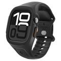 Apple Watch Series 10 Spigen Liquid Air Pro Case with Strap - 46mm - Matte Black