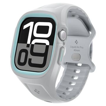 Apple Watch Series 10 Spigen Liquid Air Pro Case with Strap - 46mm - Grey