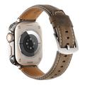 Apple Watch Series 11/10/9/8/SE 3/SE (2022)/7/SE/6/5/4/3/2/1 Retro Leather Strap - 42mm/41mm/40mm/38mm - Matte Olive