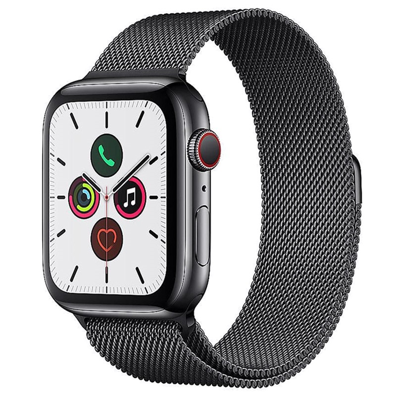 apple watch series 5 stainless steel gold milanese loop
