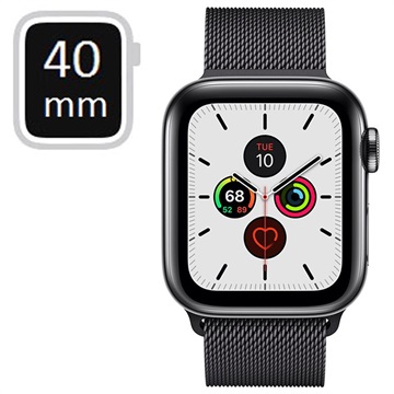 apple watch series 5 stainless steel milanese loop