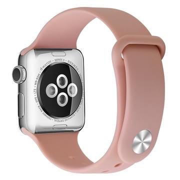 Apple Watch Series SE (2023)/10/9/8/SE (2022)/7/SE/6/5/4/3/2/1 Soft Silicone Strap - 42mm/41mm/40mm/38mm - Pink