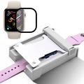 Apple Watch Series SE 3/SE (2023)/SE (2022)/SE/6/5/4 Screen Protector with Dust-Free Installation Kit - 40mm - Black Edge