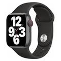 Apple Watch Series Ultra 2/Ultra/9/8/SE (2022)/7/SE/6/5/4/3/2/1 Lippa Silicone Strap - 49mm/45mm/44mm/42mm - Black