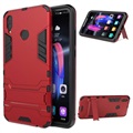 Armor Series Huawei Honor 8X Hybrid Case with Stand - Red