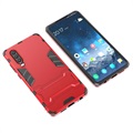 Armor Series Huawei P30 Hybrid Case with Stand - Red