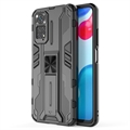 Xiaomi Redmi Note 11/11S Armor Series Hybrid Case with Kickstand - Black