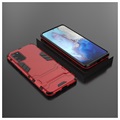 Armor Series Samsung Galaxy S20+ Hybrid Case with Stand - Red