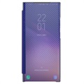 Armored Guards Samsung Galaxy S22+ 5G Flip Case - Carbon Fiber - Purple
