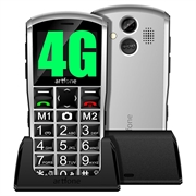 Artfone A400 Senior Phone - 4G, Dual SIM, SOS - Grey