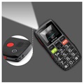 Artfone C1 Senior Phone with SOS - Dual SIM - Black / Grey