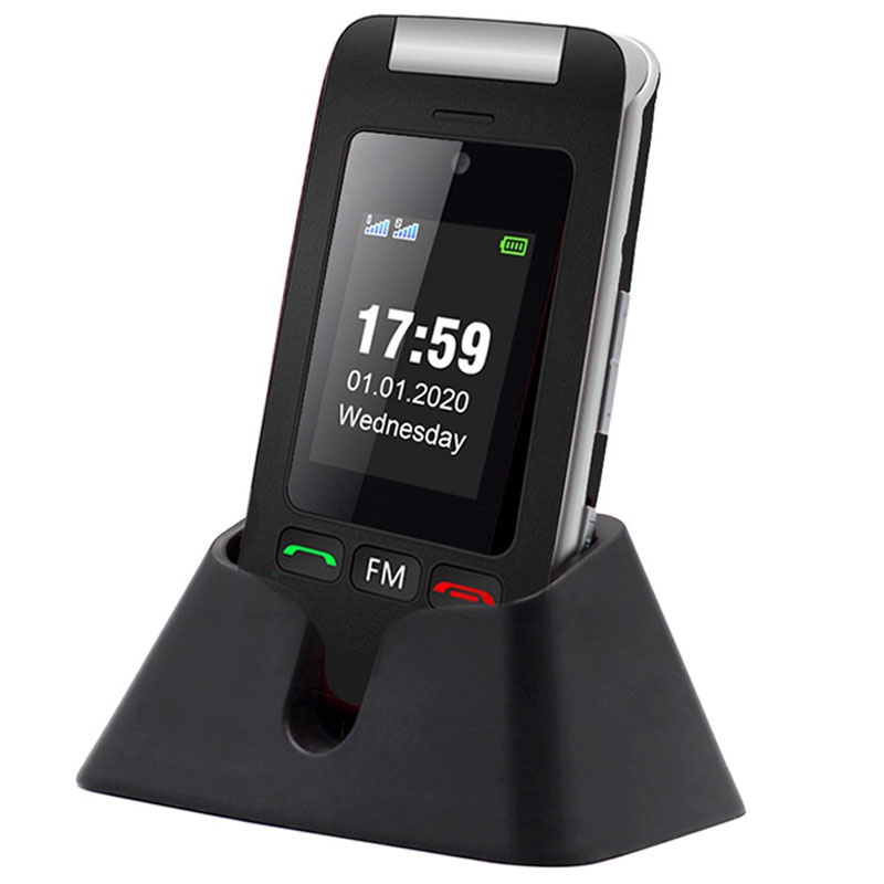 Artfone C10 Senior Flip Phone - Dual SIM, SOS