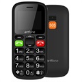 Artfone CS181 Senior Phone - Dual SIM, SOS - Black