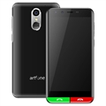 Artfone Smart 500 Senior Phone - 4G, SOS - Black