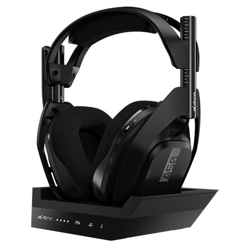 Astro A50 Wireless Gaming Headset and Charging Station - PC/PS4/PS5 - Black