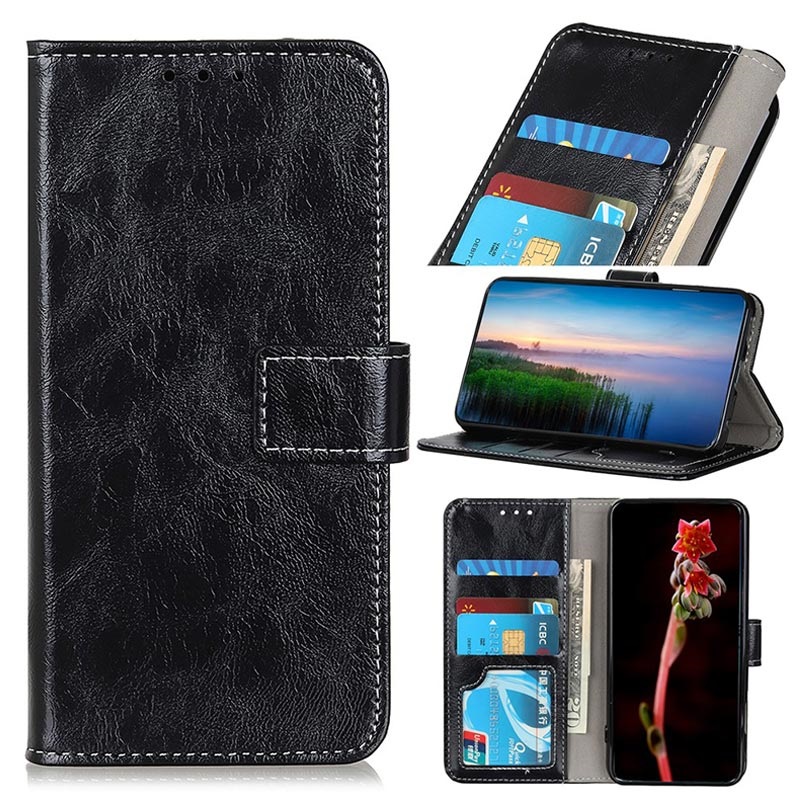 Asus Rog Phone 3 Zs661ks Wallet Case With Magnetic Closure Black