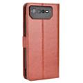 Asus ROG Phone 6/6 Pro Wallet Case with Magnetic Closure - Brown