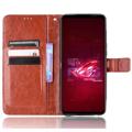 Asus ROG Phone 6/6 Pro Wallet Case with Magnetic Closure - Brown