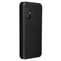 Asus Zenfone 8 Flip Case - Carbon Fiber - Black