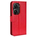 Asus Zenfone 9 Wallet Case with Stand Feature - Red