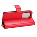 Asus Zenfone 9 Wallet Case with Stand Feature - Red
