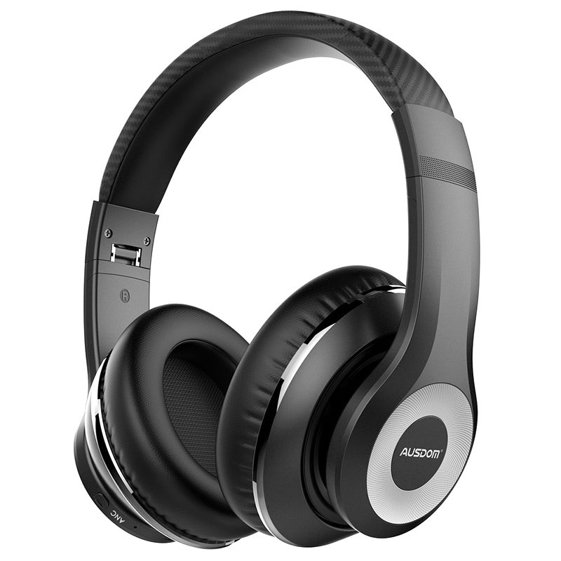 Ausdom ANC10 Terbaru Aktif Noise Cancelling Bluetooth Headphone Hi Fi Bass  Yang Dapat Dilipat dengan MIC ANC Headset Nirkabel untuk Musik|Earphone \u0026  Headphone| - AliExpress