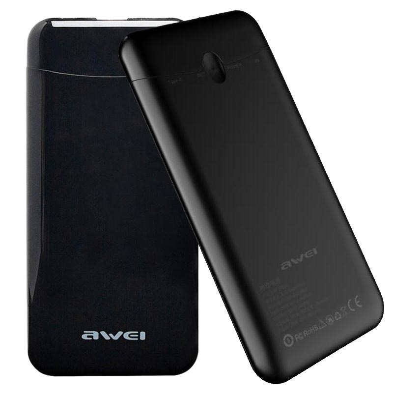 Awei P68K Slim Power Bank with Touch Switch - 10000mAh