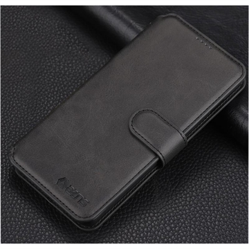 Samsung Galaxy S10 Azns Wallet Case with Stand Function - Black