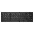 B089 Foldable Wireless Keyboard with Numbers Area - 81 Keys - Black