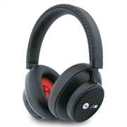 BMW M Carbon Metal Logo On-Ear Wireless Headphones with ENC - Black