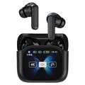 BY16 Smart Voice Translation Wireless Earphones - 150+ Languages Translator - Black
