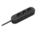 Bachmann SMART Extension Cord - 3xEU, 5m - Black