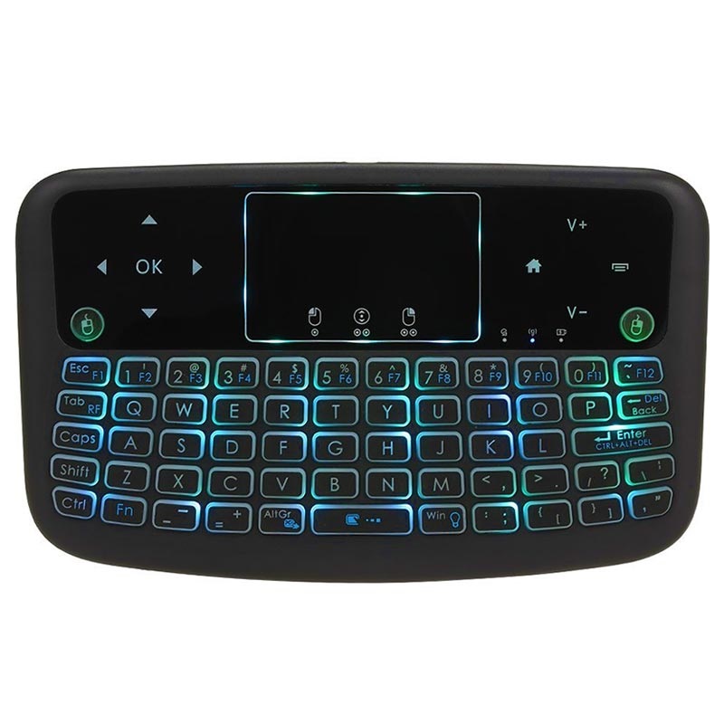 bedstemor tetraeder interval Backlit Wireless Keyboard / Touchpad for Smart TV A36 - Black