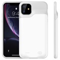 iPhone 11 Backup Battery Case - 6000mAh - White / Grey