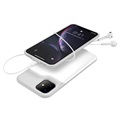 iPhone 11 Backup Battery Case - 6000mAh - White / Grey