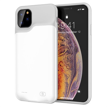 iPhone 11 Pro Backup Battery Case - 5200mAh - White / Grey